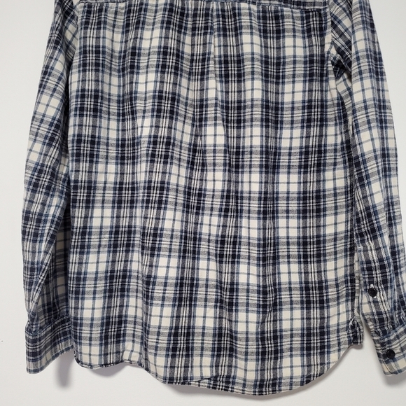 Madewell Slim Boyshirt in Lawton Plaid Flannel - Picture 10 of 15